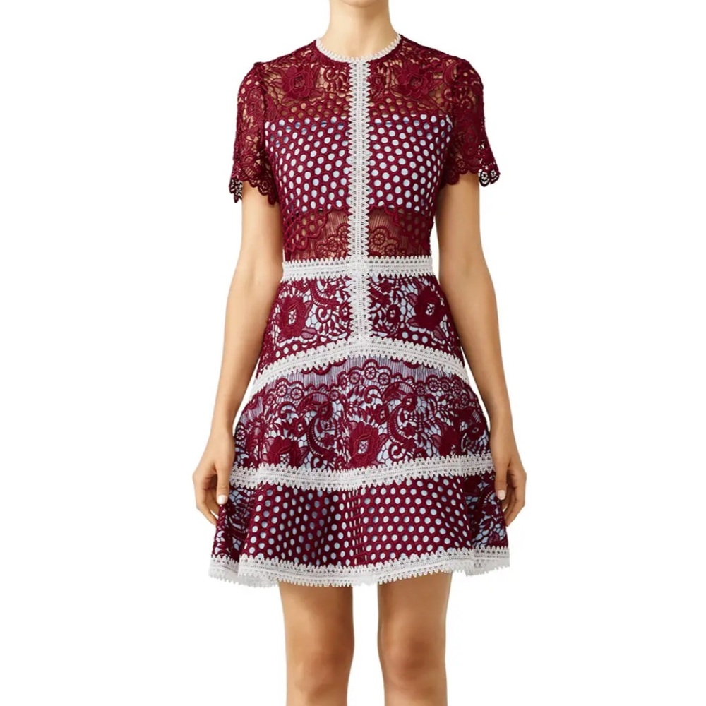 Alexis “Burgundy Rustikan Dress” Size. XS